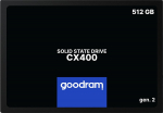 SSD ketas GoodRam CX400 gen.2 512GB 2.5" SATA III (SSDPR-CX400-512-G2) | SSDPR-CX400-512-G2 | 5908267923450