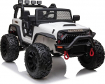 LeanToys Auto na akumulator Jeep JC666 White | 6511-uniw | 5908275994435