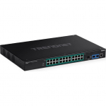 TRENDnet 26-Port Industr. Gigabit L2 Managed PoE+ Rackmount | TI-RP262i | 0710931161700