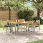 vidaXL Aiakomplekt s&ouml;&ouml;gitoale 7-osaline Light grey | 3284356 | 8721102817205