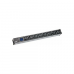 Listwa zasilająca Bachmann BACHMANN BN0500 19 cali 1HE 8xC19, zasilacz 2,0 m CEE7/7 | 800.2154 | 4016514093571
