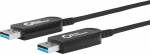 USB-kaabel MicroConnect USB-A - USB-A 10 m Black (USB3.0AA10BOP) | USB3.0AA10BOP | 5706998942272