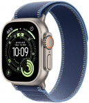 Apple Watch Ultra 3 GPS + Cellular 49mm Natural Titanium / Trail Loop S/M Blue (MEWR4QI/A) | 195950609332 | 195950609332