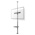 Nedis TVSM5750BK uchwyt do telewizor&oacute;w 177,8 cm (70") Black, Silver | TVSM5750BK | 5412810317868