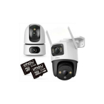 Zestaw 2 kamer IP IMOU Ranger Dual 10MP i Cruiser Dual 10MP z kartami pamięci 32GB | IPC-S7XP-10M0WED-0360B-imou