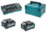 Akut&ouml;&ouml;riistade komplekt Makita MAKITA POWER KIT 40V 2x4.0Ah XGT (BL4040x2+DC40RB) (UN3480) | 191U00-8 | 0088381582902