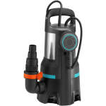 Gardena Schmutzwasser-Tauchpumpe 25000, Tauch- / Druckpumpe (Black/edelstahl, 1.100 Watt) | 09046-20 | 4078500053327