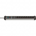 Brennenstuhl &Uuml;SS Premium-Protect-Line 60.000A 8-fach, Alu, 3m | 1391010800 | 4007123677115