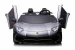 Triton Lamborghini Aventador SV na akumulator dla 2 dzieci Gray + Silnik bezszczotkowy + Pompowane koła + Audio LED | PA.A8803.STRONG.SZA | 5903864940503