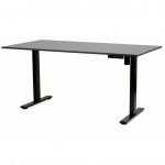 Biurko Biurko regulowane Cadet 80x160 cm, antracyt, czarna rama | C067042914 | 5744006091611