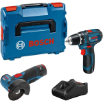 Elektrit&ouml;&ouml;riistade komplekt Bosch GSR12V-15+GWS 12V-76 +2x2Ah+GAL12V-40 LB | 0615990N2U | 4059952686981