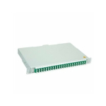 TELEGRTNER valguskaabli paneel TELEG&Auml;RTNER BASIS V &uuml;henduste ja pigtailidega, 24x LC Quad, Green, OS2 APC | 26.11.6078 | 4018359006938