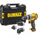 Dewalt Akku-Bohrschrauber DCD703NT, 12Volt (gelb/Black, ohne Akku und Ladeger&auml;t, in TSTAK Box, 4 Wechselk&ouml;pfe) | DCD703NT-XJ | 5035048748145