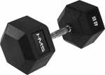 HMS hantel Hex Pro kummiga kaetud 1 x 40 kg | 17-66-127 | 5907695518207