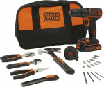 Urbjma&scaron;īna-skrūvgriezis Black&Decker BDCDC18HTSA 18 V 1 x aku 1.5 Ah | BDCDC18HTSA-QW | 5054905025830