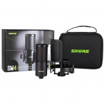 Mikrofon Shure SM4 + zestaw studyjny (SM4-K-KIT) | SM4-K-KIT | 0042406812511