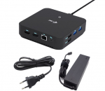 i-tec USB-C DP Dual HDMI2xHDMI 4K 60Hz 1x USB-C (10Gbps) 5x USB-A (3x5Gbps) Power Delivery 100W LAN Audio + uniwersalna ładowarka 100W | C31TRIVIDPRO100W | 8595611707476