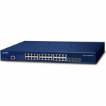 Switch Planet PLANET Layer 3 24-Port 10/100/1000T Zarządzany L3 Gigabit Ethernet (10/100/1000) 1U Blue | SGS-6310-24T4X | 4711605286657