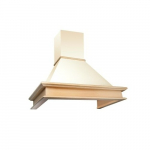 Akpo WK-4 Rustica 60 Cooker hood Wall-mounted Beige, Wood | WK-4 RUSTICA 60 | 5901676461933