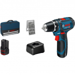 Urbjma&scaron;īna-skrūvgriezis Bosch GSR 12V-15 12 V 2 x aku 2 Ah | 060186810H | 4059952563879