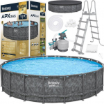 Bestway APX365 Raamiga bassein 610x132cm pump ja redel 561KE | 561KE | 6941607365755