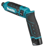 Makita Akku-Knickschlagschrauber TD023DSE, 7,2 Volt (blau/schwarz, 2x Li-Ionen Akku 1,5Ah) | TD023DSE | 0197050019554