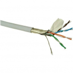 Solarix Kabel instalacyjny FTP Cat5E prosty PVC pudełko 305m SXKL-5E-FTP-PVC-GY | 27800401
