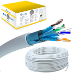 Extralink CAT6A FTP (F/FTP) V2 sise keerutatud paariga v&otilde;rgukaabel, 500M LSZH | EX.16231 | 5903148916231