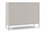 KAMARO 2D SLIM chest of drawers, cashmere colour | M-MP-K-KMR-2D SLIM-KASZ | 5900354140221