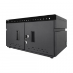 Manhattan iPad to 11" 20-bay Charging Cabinet Desktop via USB-C, Also other tablets and smartphones (with device to USB-C cable), Bays 264x22x235mm, Device charging cables not included (suggest USB-C cable code 356213), Cart, Lockable, EU/UK power co ...
