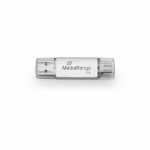 MediaRange USB-Stick 3.2 Gen 1 USB-A und USB-C, 1TB silber | MR941-1 | 4260664879817