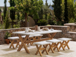 Beliani Dārza komplekts galds un 6 krēsli White OLBIA! | 328884 Bel | 4251682285711