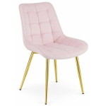 Leobert Tugitool BERA - hele pink samet / kuldsed jalad x 3 | 5903332096381 | 5903332096381
