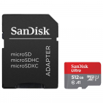 SD MicroSD Card 512GB SanDisk Ultra Class 10 inkl. Adapter | SDSQUAC-512G-GN6MA | 0619659200572