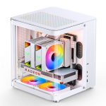 Jonsbo TK-1 2.0 Micro-ATX Geh&auml;use, Tempered Glass - wei&szlig; | GEJB-140 | 6970620552750