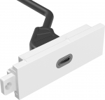 Vision VISION Techconnect moodulaarne AV-kate - ELUAJALINE GARANTII - USB-C moodul - "C" 3.1 t&uuml;&uuml;p-B pesa esik&uuml;ljel - &uuml;ks kaabel 1 x HDMI-kaabli ja 1 x USB-A 2.0 pesa - HDMI 4K 60 Hz juures - sobib Techconnect raamidesse - plastik | TC3 USBC | 4783744 ...