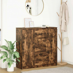 vidaXL Komoda z szufladami Dąb wędzony 100,5x35x98,5 cm Drewno klejone | 3328457 | 8721158713070
