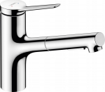 K&ouml;&ouml;gisegisti Hansgrohe Hansgrohe Zesis M33 &uuml;hehoovaga Kitch.Mix.150 2jet t&otilde;mmatav pihusti | 74800000 | 4059625339749