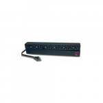 Listwa zasilająca APC Basic Rack-Mount PDU - Listwa zasilająca (Rack - do montażu) - Prąd zmienny 120 V - 2.4 kW - Wejście, wejście NEMA 5-20 - Wyjścia: 10 (NEMA 5-20) - 1U - 48.3 cm (19") - 3.7 m przew&oacute;d - czarny - dla P/N: SMTL1000RMI2UC, SMX1000C, ...