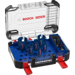 Bosch Powertools EXPERT puurketaste komplekt ehitusmaterjalile PC Plus, &Oslash; 20-64mm, 10-osaline (Power Change Plus adapteri ja kohvriga) | 2608900490 | 4059952536361