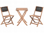 Balkonim&ouml;&ouml;bli komplekt CONIOLO Akaatsiapuit Brown/ Black | 622265 Bel | 4069605023681