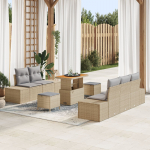 Zestaw 8-elementowy sofa ogrodowa vidaXL z poduszkami Beżowy Rattan, Dwuosobowa sofa ogrodowa vidaXL z miejscem do przechowywania i poduszkami Beżowy Rattan, 3-elementowy zestaw obiadowy ogrodowy vidaXL z poduszkami Beżowy Rattan | 3364677 | 87212884 ...