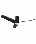 Wentylator sufitowy z lampą CANETE Z pilotem LED Black | 625291 Bel | 4069605025494