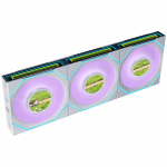 Lian Li UNI FAN SL-INF LCD FLEX juhtmevaba ventilaator, ARGB ja LCD - p&ouml;&ouml;ratud labaga, 120mm, valge, 3-tk komplekt kontrolleriga | G9F.12RSLIND1F3W.00 | 4718466023681