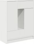 Komoda z szufladami i drzwiami, biała, 73x31x90 cm | 861850 | 8721158707697