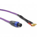 Kaabel Melodika kahvlitega - Speakon 1.5m purple | 5907609007674 | 5907609007674