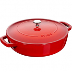 Roaster-pann Staub Chistera 28cm &uuml;mmargune cherry red 40511-474-0 405114740 (40511-474-0) | 6385-uniw | 3272340019852