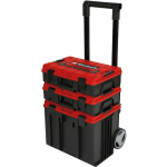 Einhell Systemkoffer E-Case Tower (Black/rot, 1x E-Case L, 2x E-Case S) | 4540015 | 4006825660609
