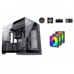 1stCOOL CubeTower DREAMER, ATX korpus, 3x ARGB ventilaator + radiaator, USB3.0, USB-C, Black | CT-DREAMER-AU-USB3-CA | 8594192891673