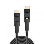 Lindy LINDY 50m kiudoptiline h&uuml;briid DisplayPort 1.4 kaabel | 38484 | 4002888384841